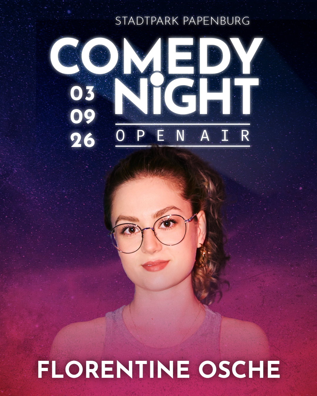 Florentine Osche bei der Comedy Night Papenburg