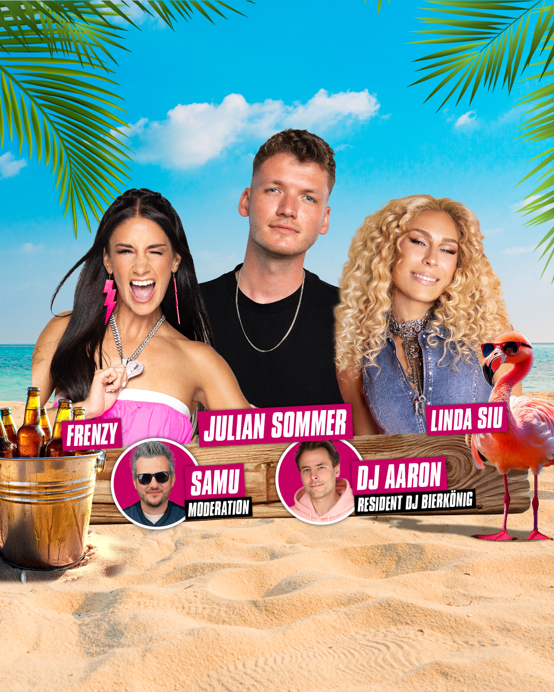 Malle Open Air 2026 im Stadtpark Papenburg mit Julian Sommer, Frenzy, Linda Siu, DJ Aaron und Samu