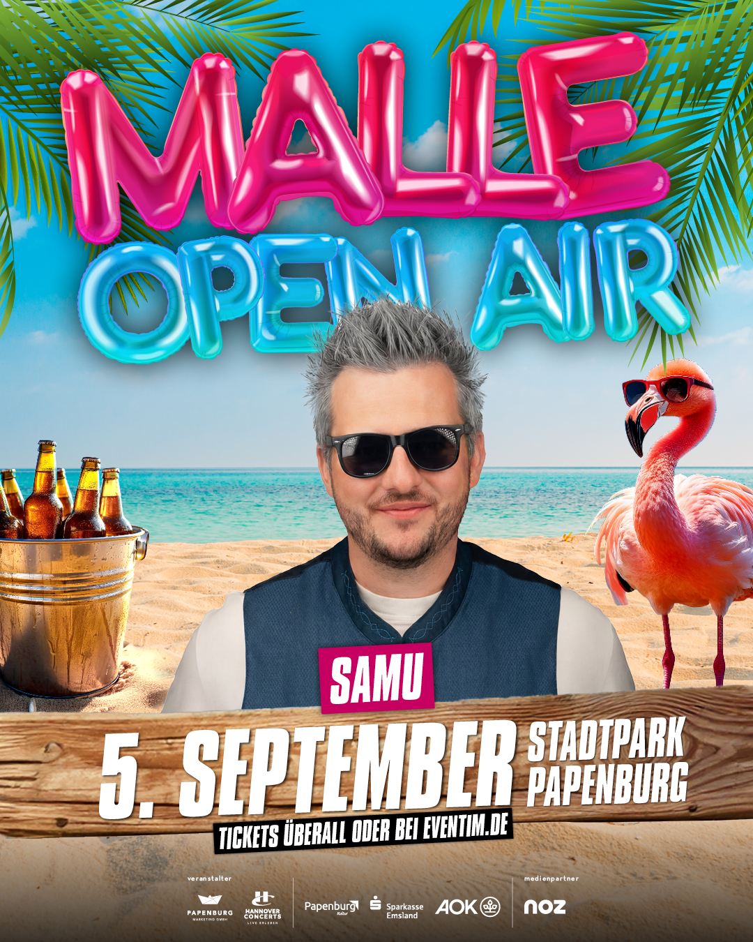Samu moderiert das Malle Open Air Papenburg