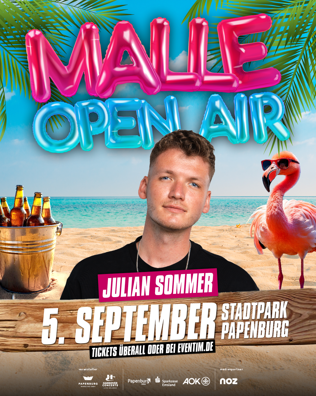 Julian Sommer beim Malle Open Air Papenburg