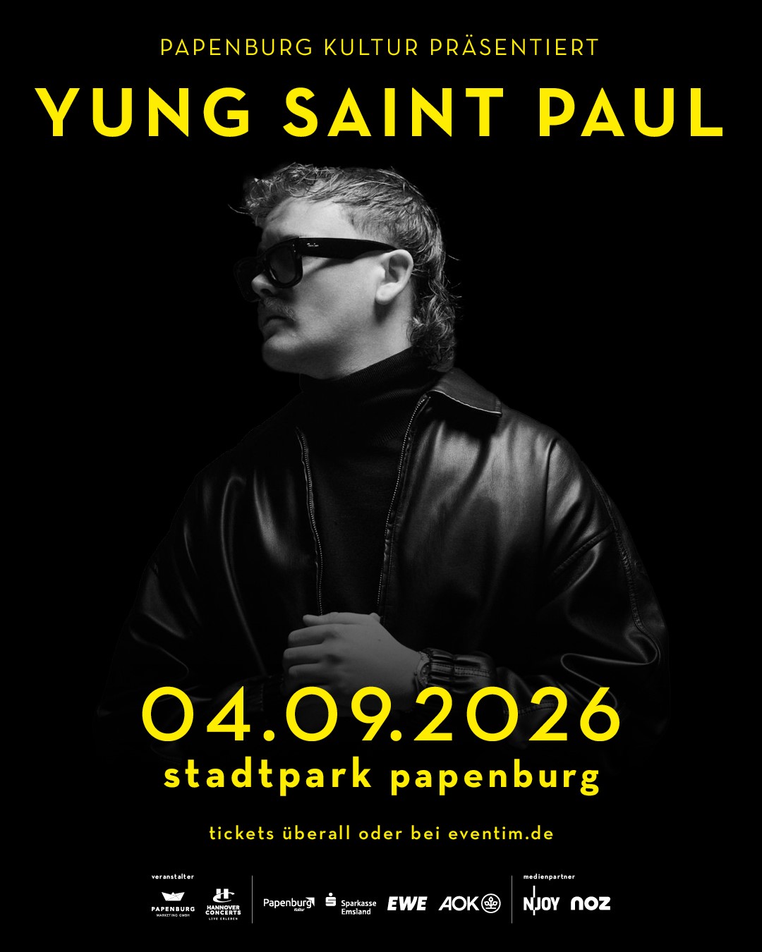 Yung Saint Paul beim Stadtpark Open Air Papenburg