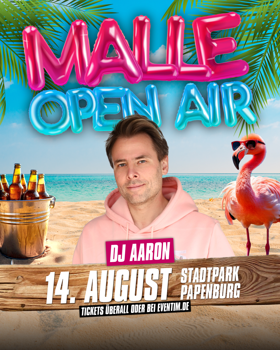 DJ Aaron beim Malle Open Air Papenburg